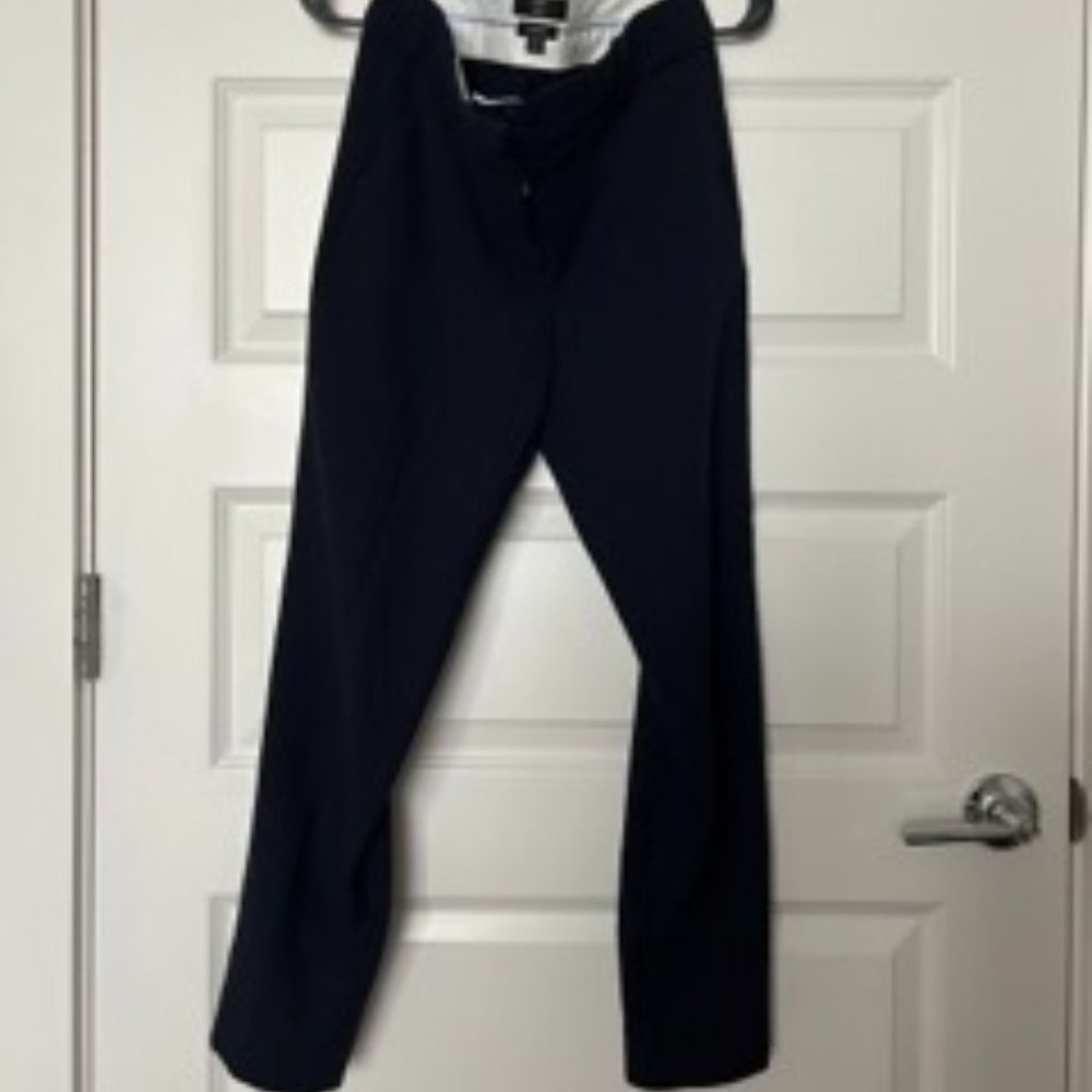 J Crew Cropped Navy Dress Pants